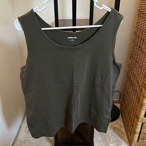 Lands' End Women's Dark Green Tank Top